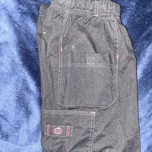 WonderWink Faith Black Scrub Pants Size Medium